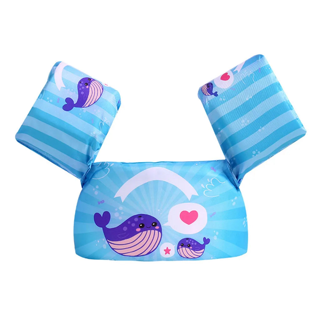 SwimLook™ 3-in-1 Kids Swimming Trainer-Arm Floaties with Back Support