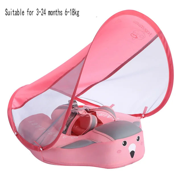 SwimLook™ Baby Float with Sunshade-Safe Inflatable Swimming Rind for Infants