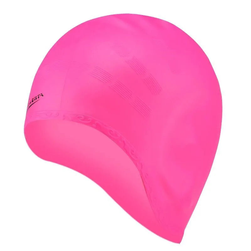 SwimLook™ Waterproof Silicone Swim Cap – Woman