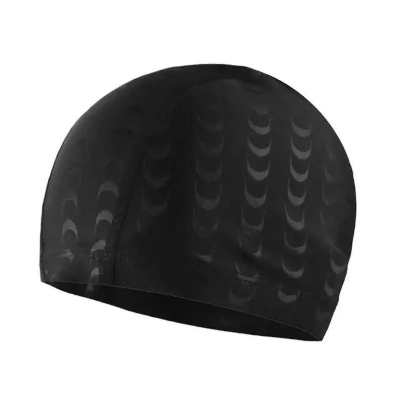 SwimLook™ Waterproof Silicone Swim Cap – Men