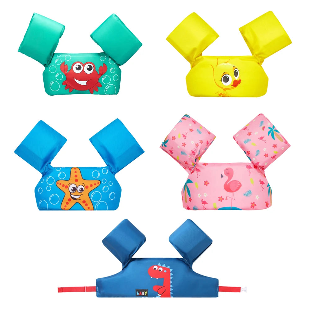 SwimLook™ 3-in-1 Kids Swimming Trainer-Arm Floaties with Back Support