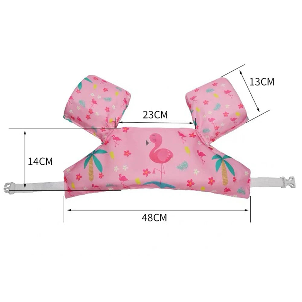 SwimLook™ 3-in-1 Kids Swimming Trainer-Arm Floaties with Back Support