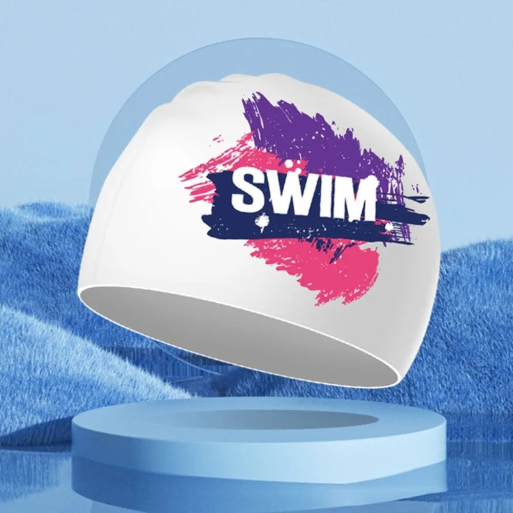 SwimLook™ Waterproof Silicone Swim Cap – Woman