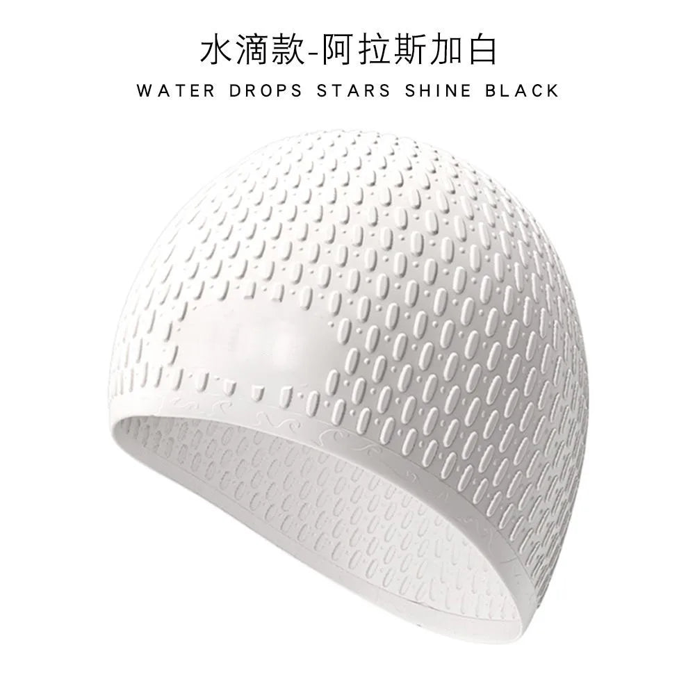 SwimLook™ Waterproof Silicone Swim Cap -Men