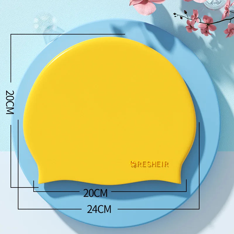 SwimLook™ Waterproof Silicone Swim Cap – Woman