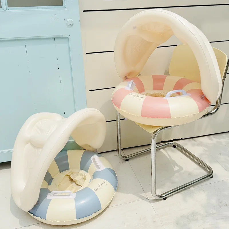 SwimLook™ Baby Float with Sunshade-Safe Inflatable Swimming Rind for Infants