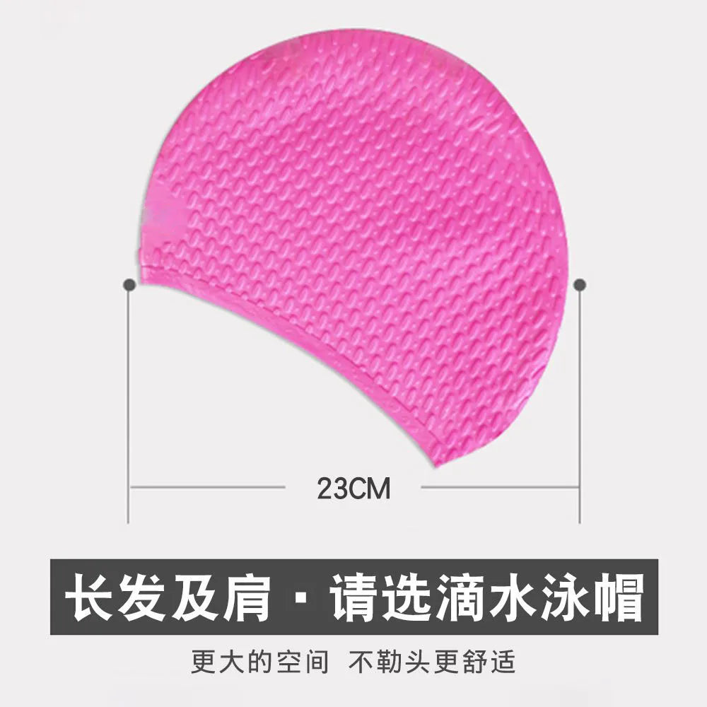 SwimLook™ Waterproof Silicone Swim Cap -Men