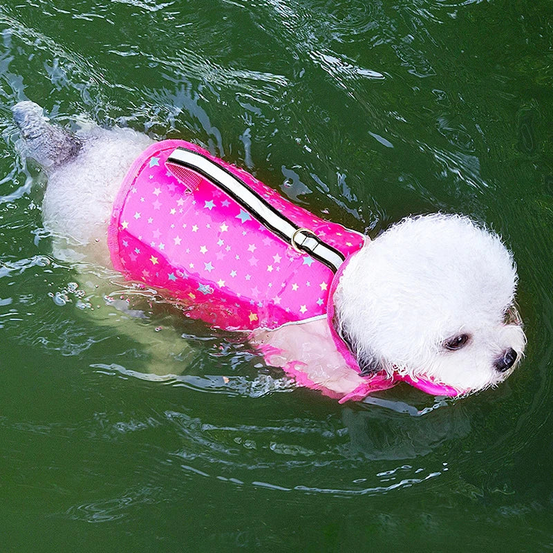 Dog Life Jacket - Adjustable Swimming Vest