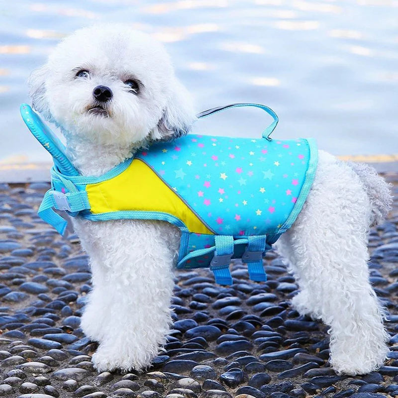 Dog Life Jacket - Adjustable Swimming Vest