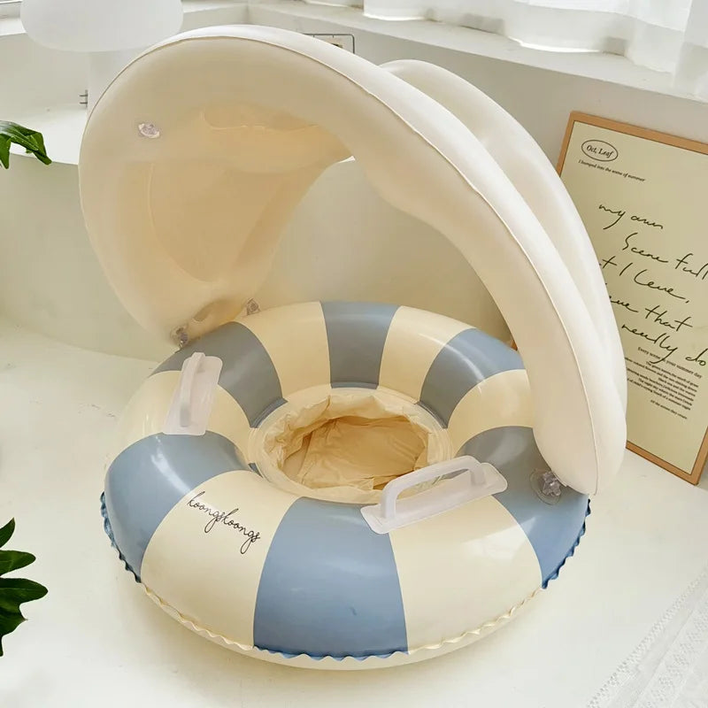 SwimLook™ Baby Float with Sunshade-Safe Inflatable Swimming Rind for Infants