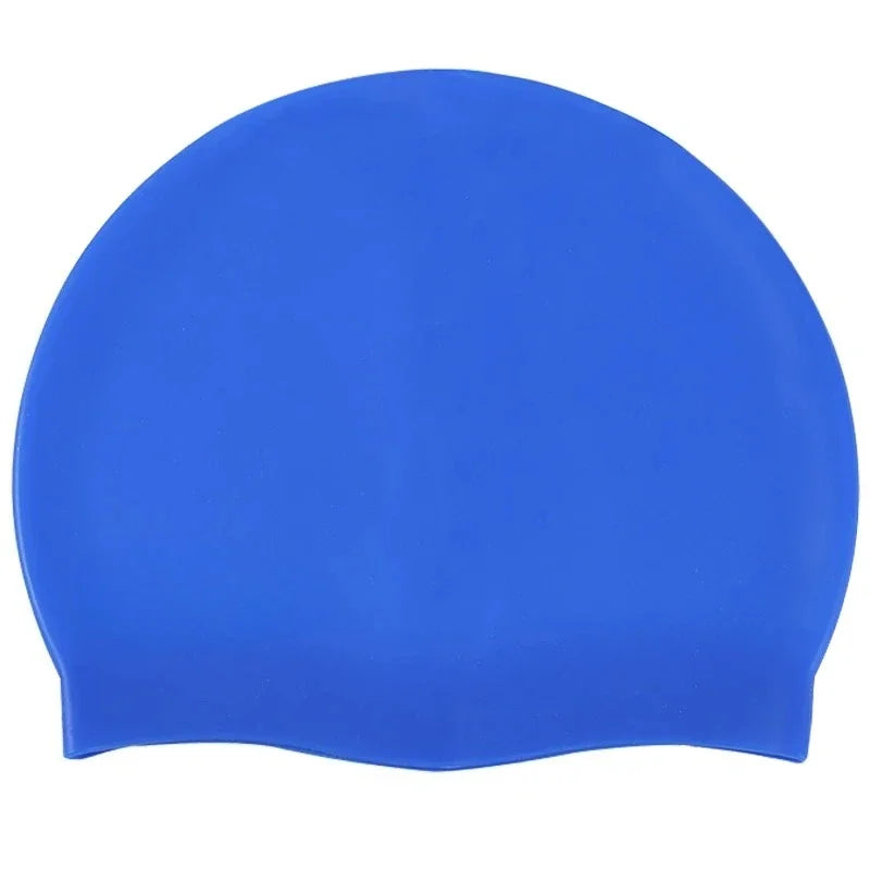SwimLook™ Waterproof Silicone Swim Cap – Men