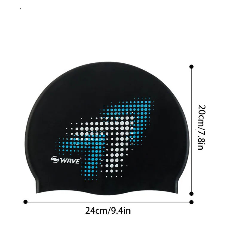 SwimLook™ Waterproof Silicone Swim Cap – Pro