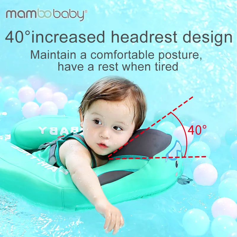 SwimLook™ Baby Float with Sunshade-Safe Inflatable Swimming Rind for Infants