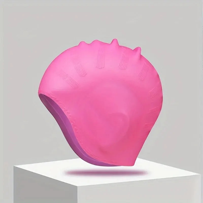 SwimLook™ Waterproof Silicone Swim Cap – Woman