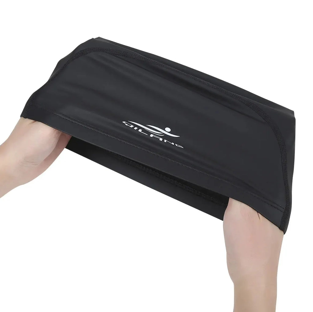 SwimLook™ Waterproof Silicone Swim Cap – Men
