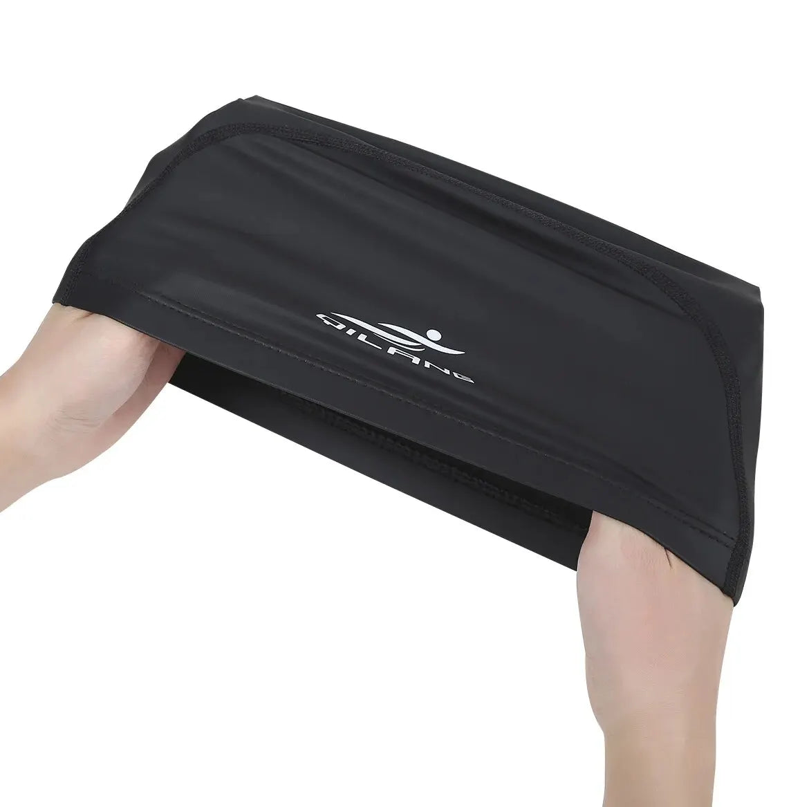 SwimLook™ Waterproof Silicone Swim Cap – Men