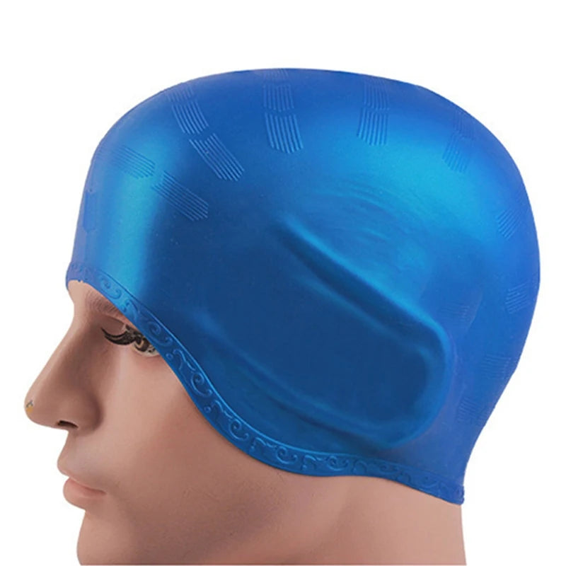 SwimLook™ Waterproof Silicone Swim Cap – Woman