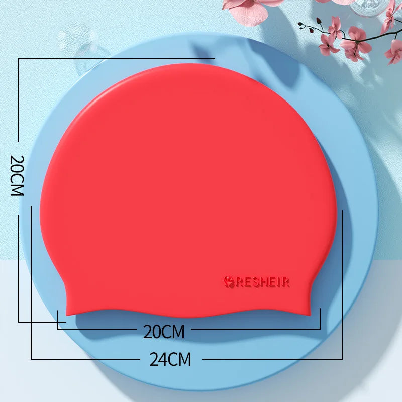 SwimLook™ Waterproof Silicone Swim Cap – Woman