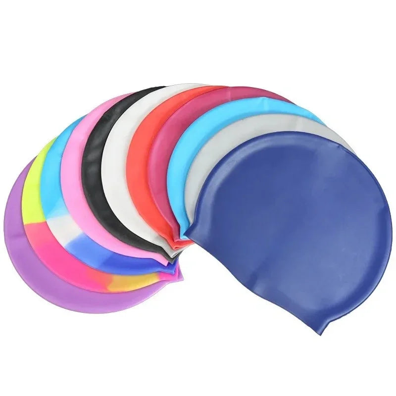 SwimLook™ Waterproof Silicone Swim Cap – Men