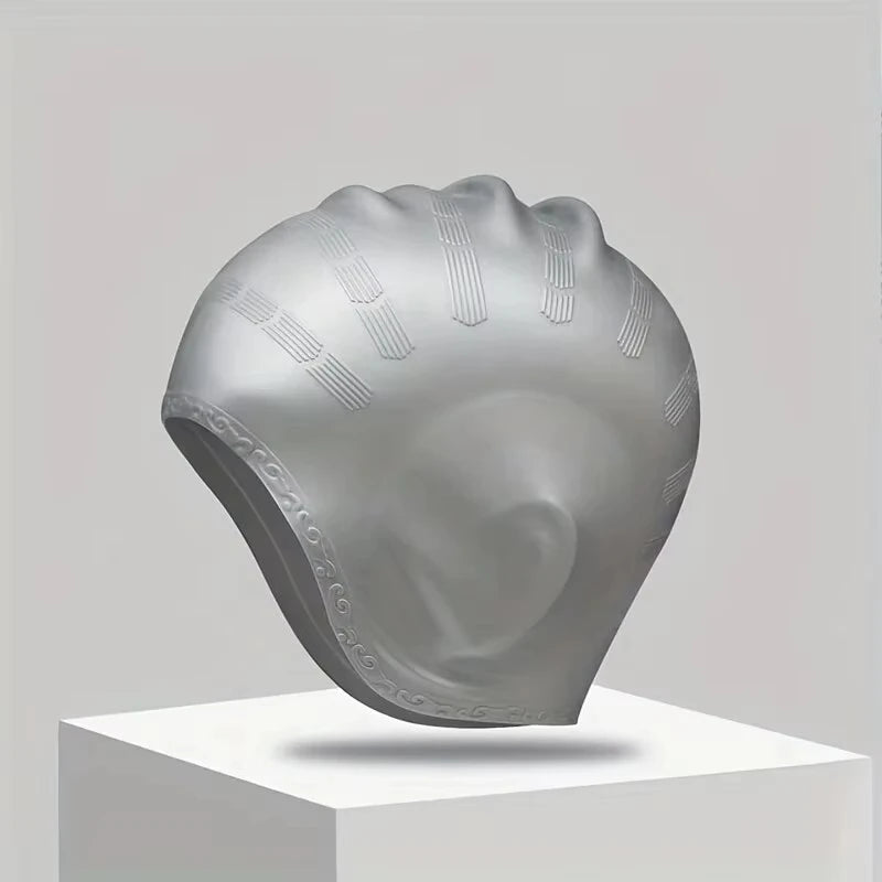 SwimLook™ Waterproof Silicone Swim Cap – Woman