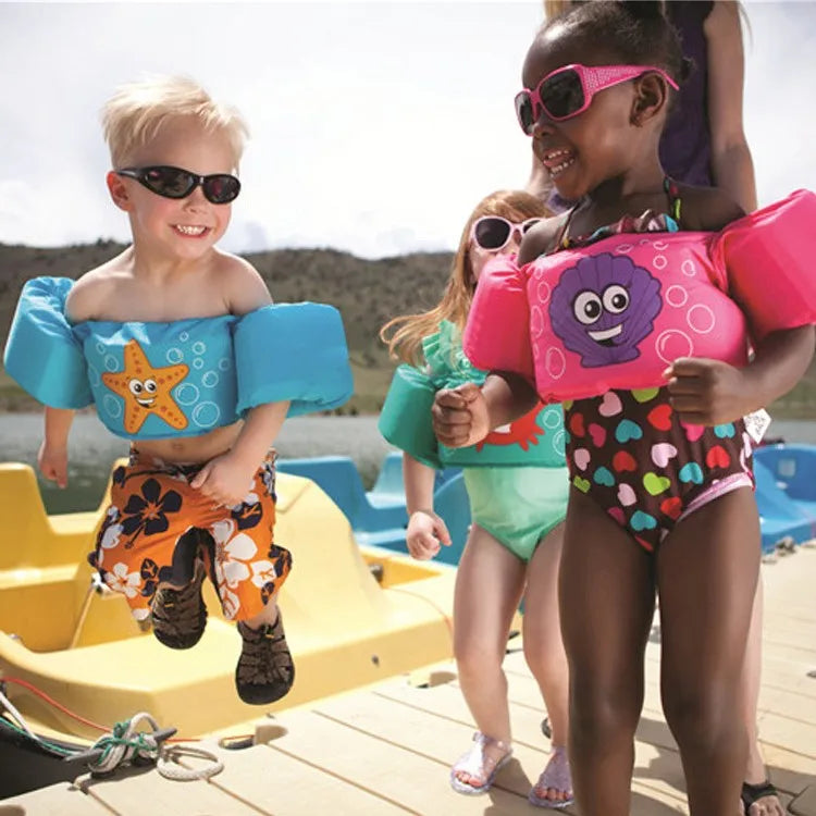 SwimLook™ 3-in-1 Kids Swimming Trainer-Arm Floaties with Back Support