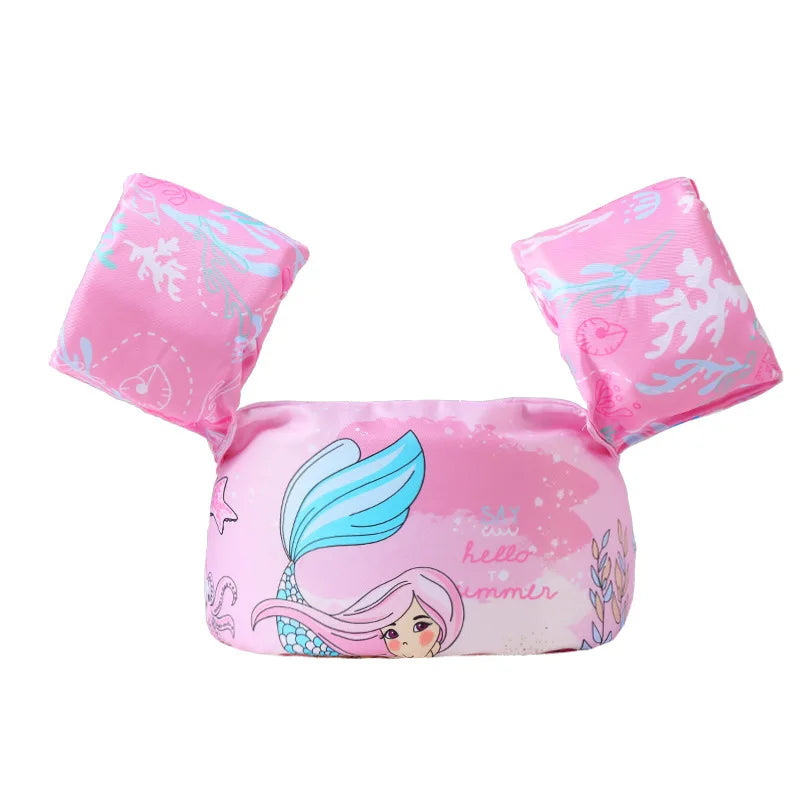 SwimLook™ 3-in-1 Kids Swimming Trainer-Arm Floaties with Back Support