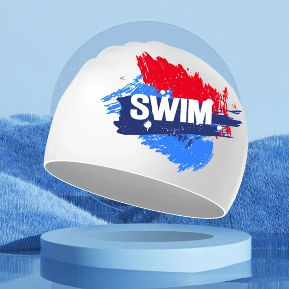 SwimLook™ Waterproof Silicone Swim Cap – Woman