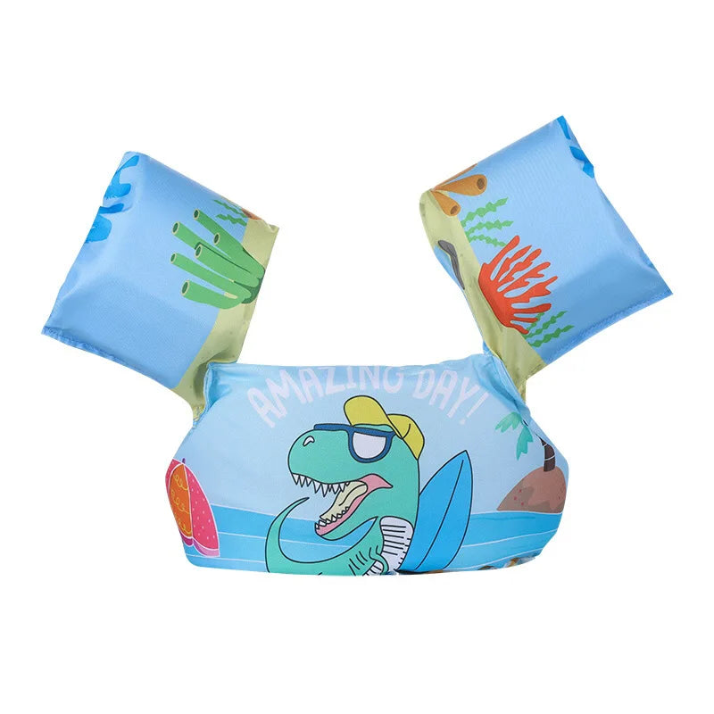 SwimLook™ 3-in-1 Kids Swimming Trainer-Arm Floaties with Back Support