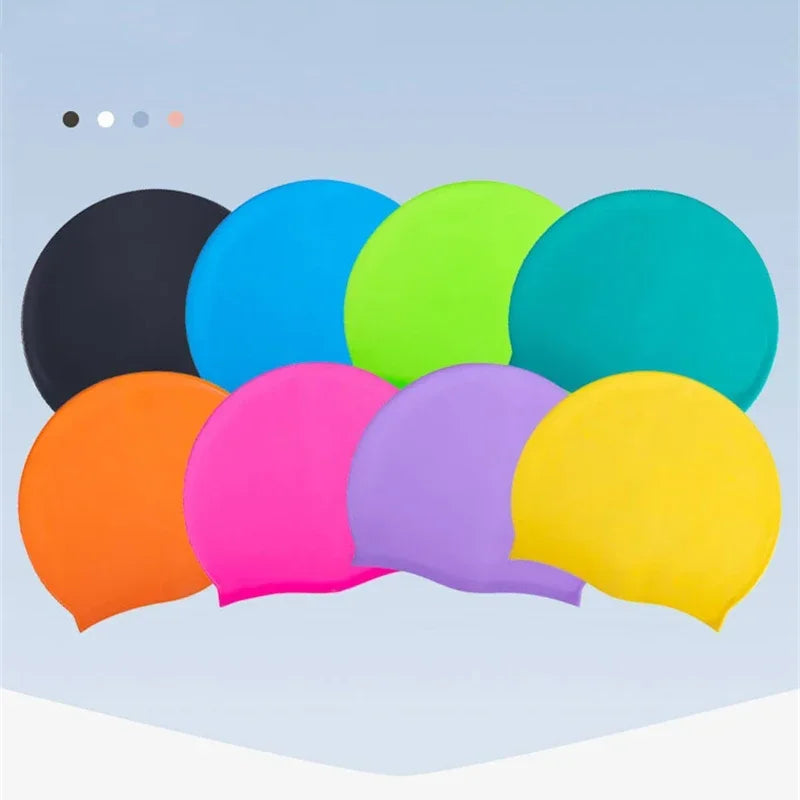 SwimLook™ Waterproof Silicone Swim Cap – Kids