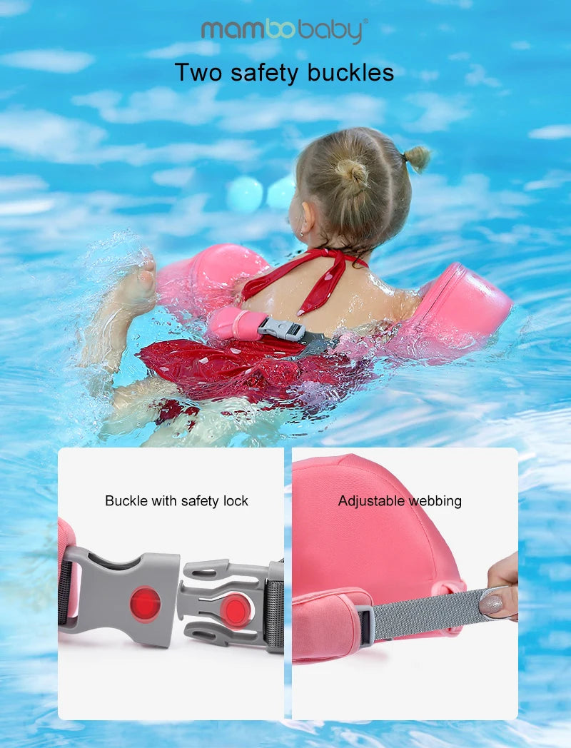 SwimLook™ 3-in-1 Kids Swimming Trainer-Arm Floaties with Back Support