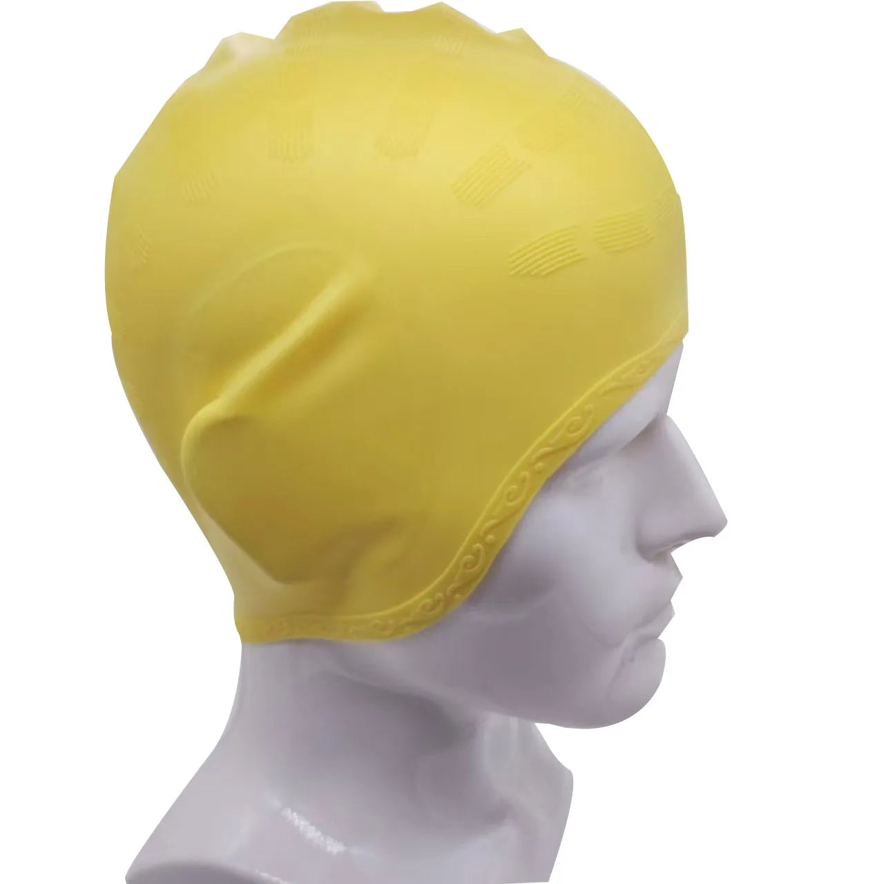 SwimLook™ Waterproof Silicone Swim Cap -Men
