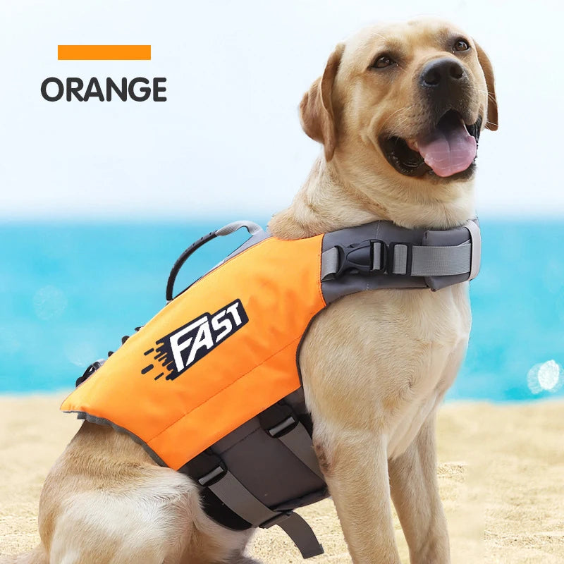 Dog Life Jacket - Adjustable Swimming Vest