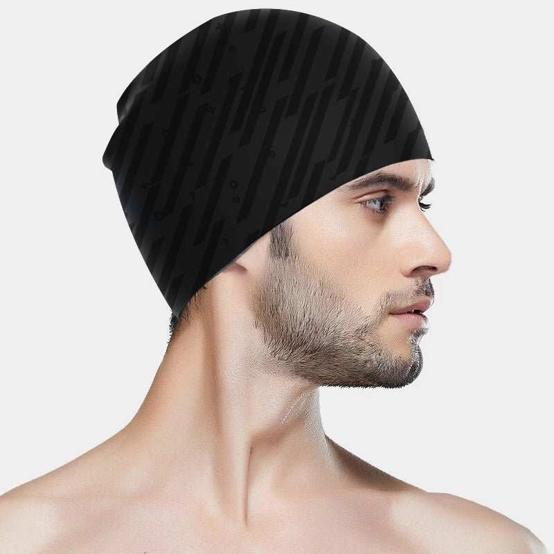 SwimLook™ Waterproof Silicone Swim Cap – Men