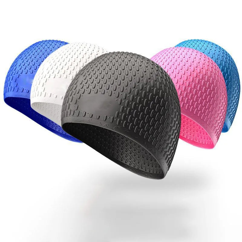 SwimLook™ Waterproof Silicone Swim Cap -Men