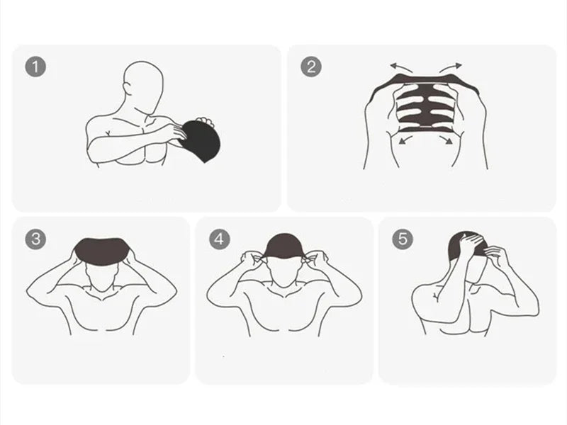 SwimLook™ Waterproof Silicone Swim Cap – Kids