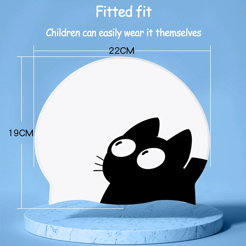 SwimLook™ Waterproof Silicone Swim Cap – Kids