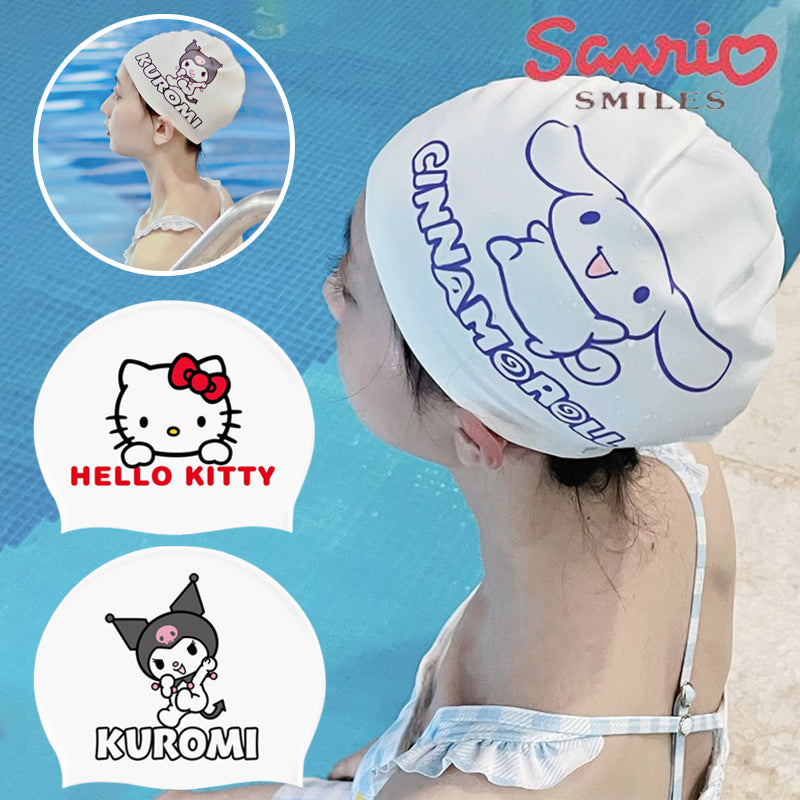 SwimLook™ Waterproof Silicone Swim Cap – Kids