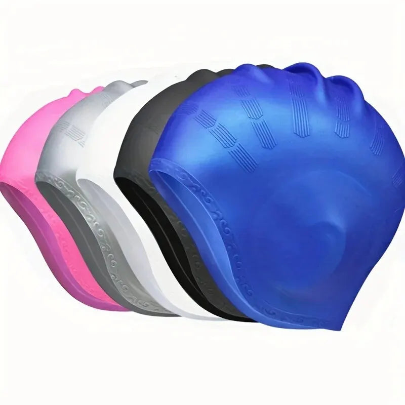 SwimLook™ Waterproof Silicone Swim Cap – Woman