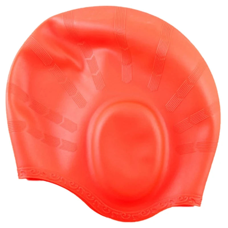 SwimLook™ Waterproof Silicone Swim Cap – Woman