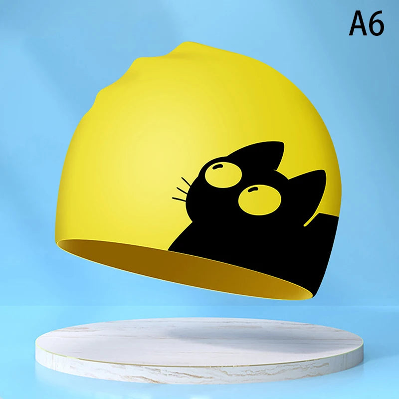 SwimLook™ Waterproof Silicone Swim Cap – Kids