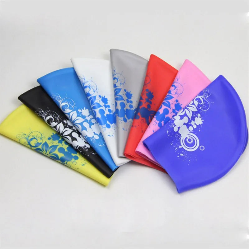 SwimLook™ Waterproof Silicone Swim Cap – Woman