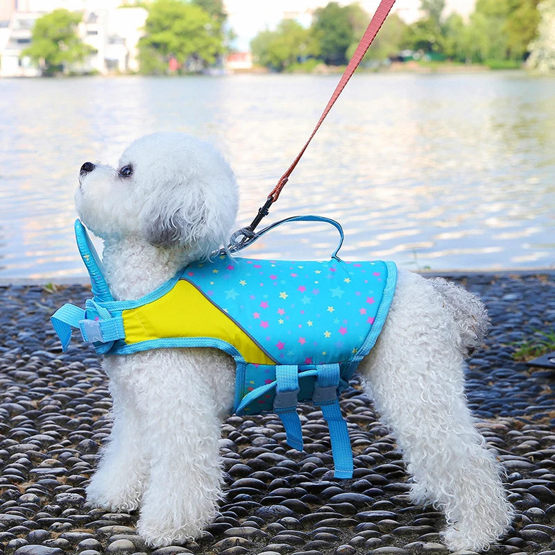 Dog Life Jacket - Adjustable Swimming Vest