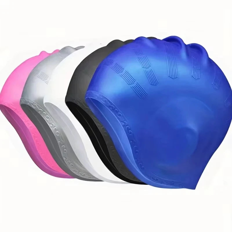 SwimLook™ Waterproof Silicone Swim Cap – Woman