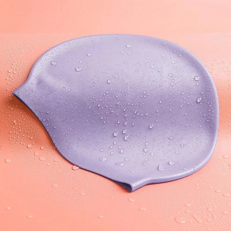 SwimLook™ Waterproof Silicone Swim Cap – Men