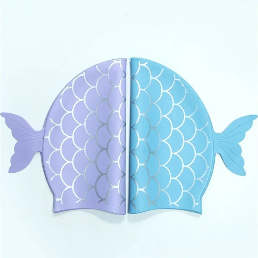 SwimLook™ Waterproof Silicone Swim Cap –kids