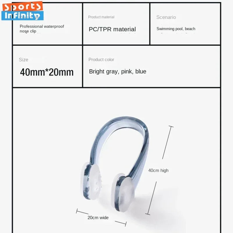 SwimLook™ Silicon Nose Clip-Waterproof Swimming Accessories