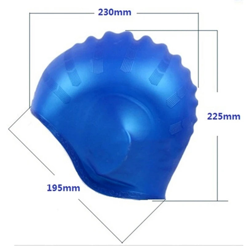 SwimLook™ Waterproof Silicone Swim Cap – Woman