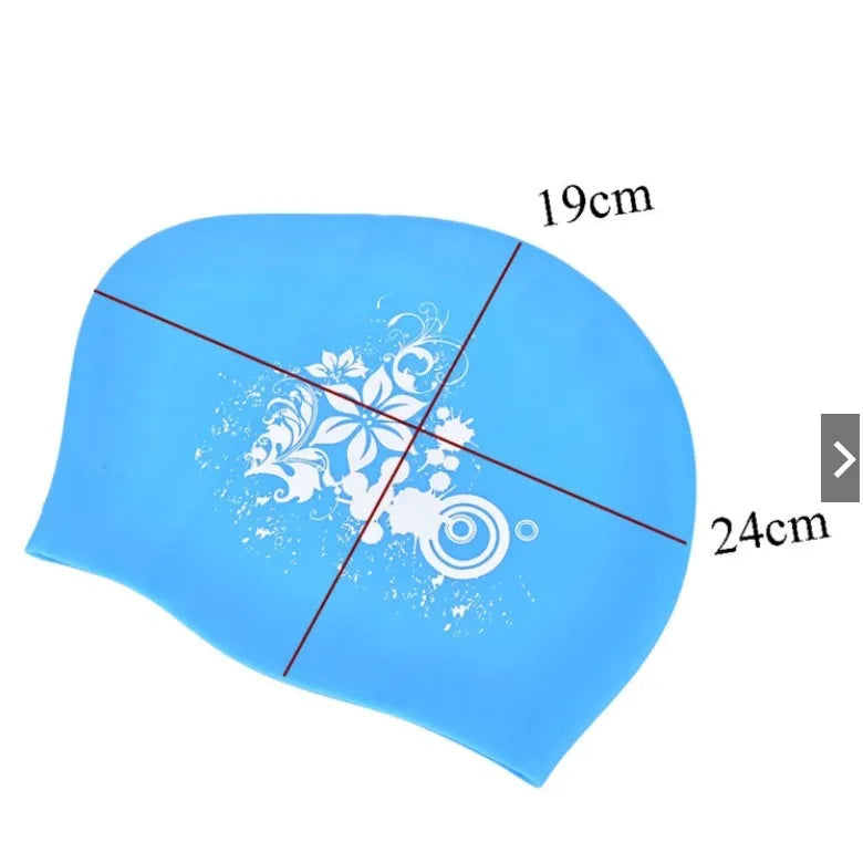 SwimLook™ Waterproof Silicone Swim Cap – Woman