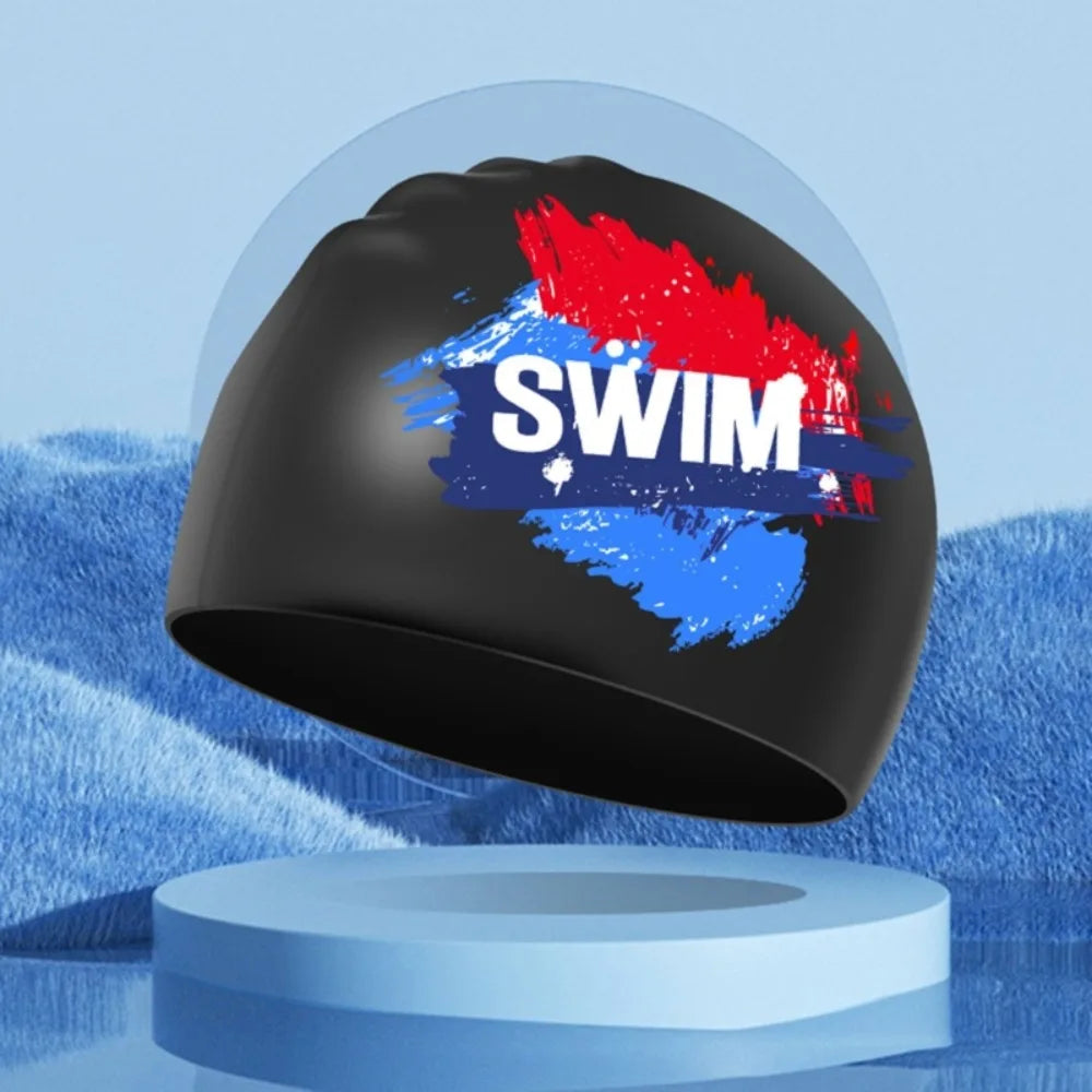 SwimLook™ Waterproof Silicone Swim Cap – Woman