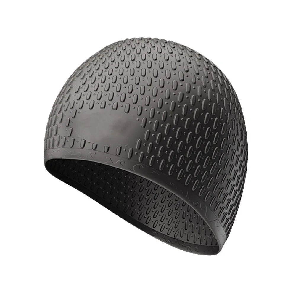 SwimLook™ Waterproof Silicone Swim Cap -Men